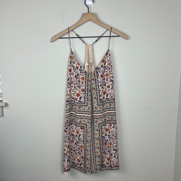 Lavender Brown Boho Racerback Sleeveless Dress - Picture 2 of 5